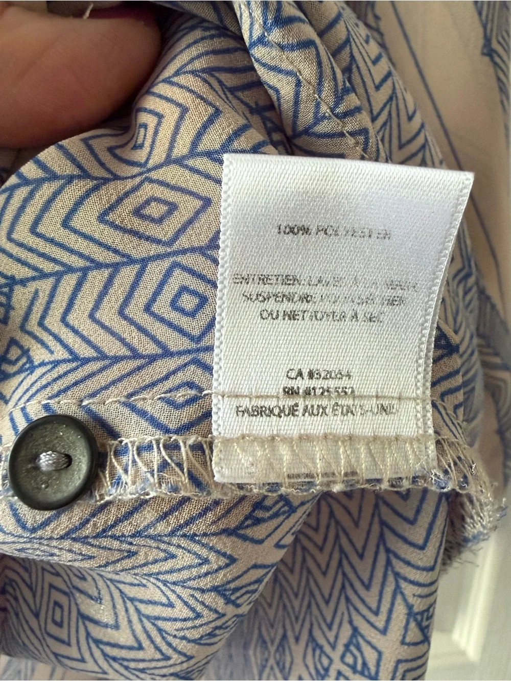 Dolan Anthropologie Odessa Semi-Sheer Chiffon Long Sleeve Blouse Small